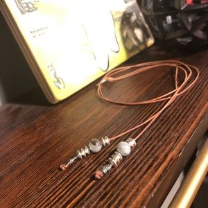 👉handmade 👈African Jade Lariat necklace